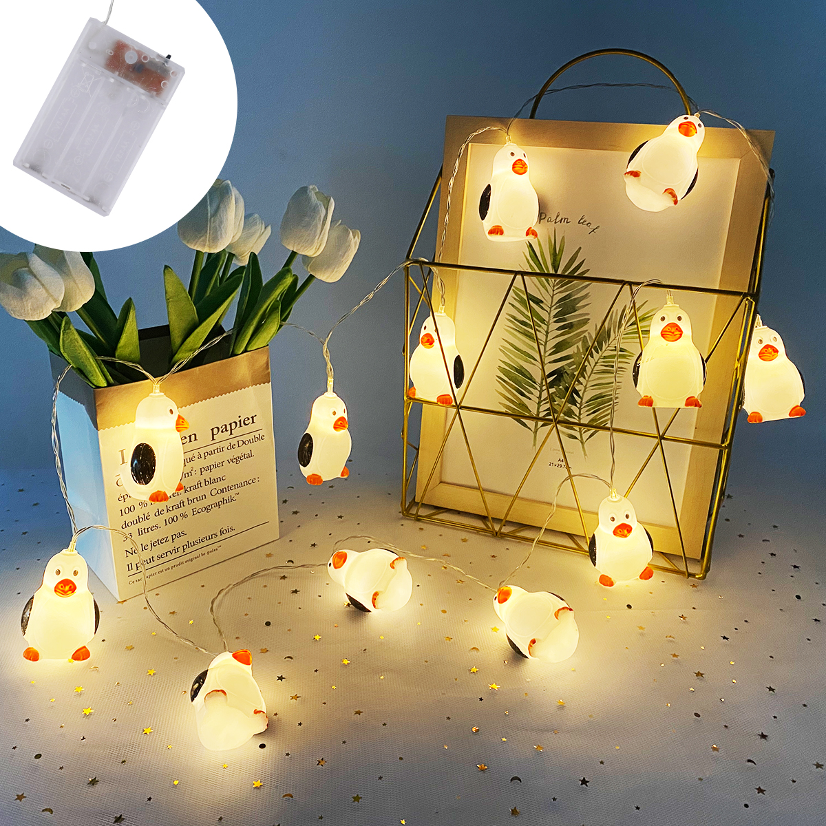 GANGES SA battery case string lights led lights interior decorative atmosphere lights