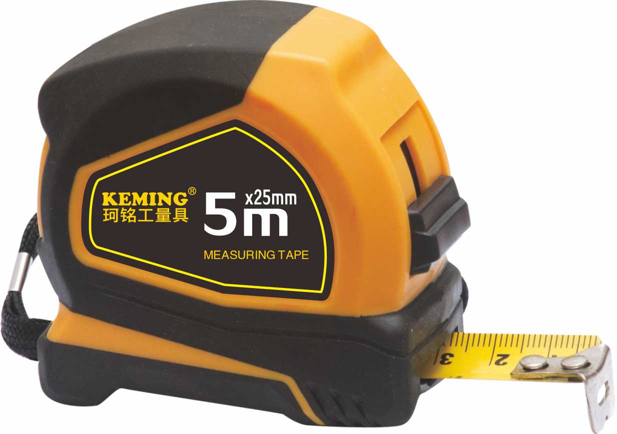 New Home Necessities Wear-resistant Tape Measure with Rubber Comolded