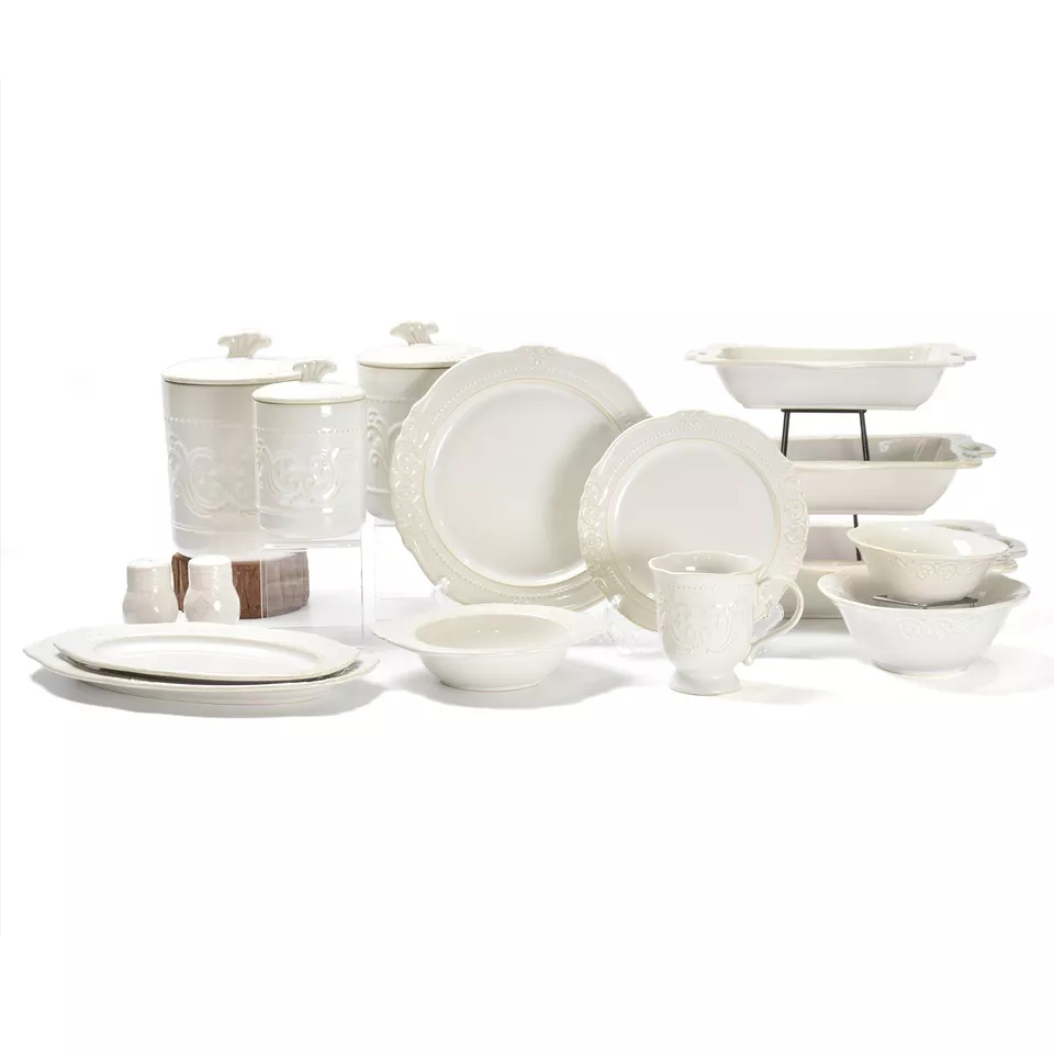 Amazon stoneware ceramic dinner white plates sets dinnerware