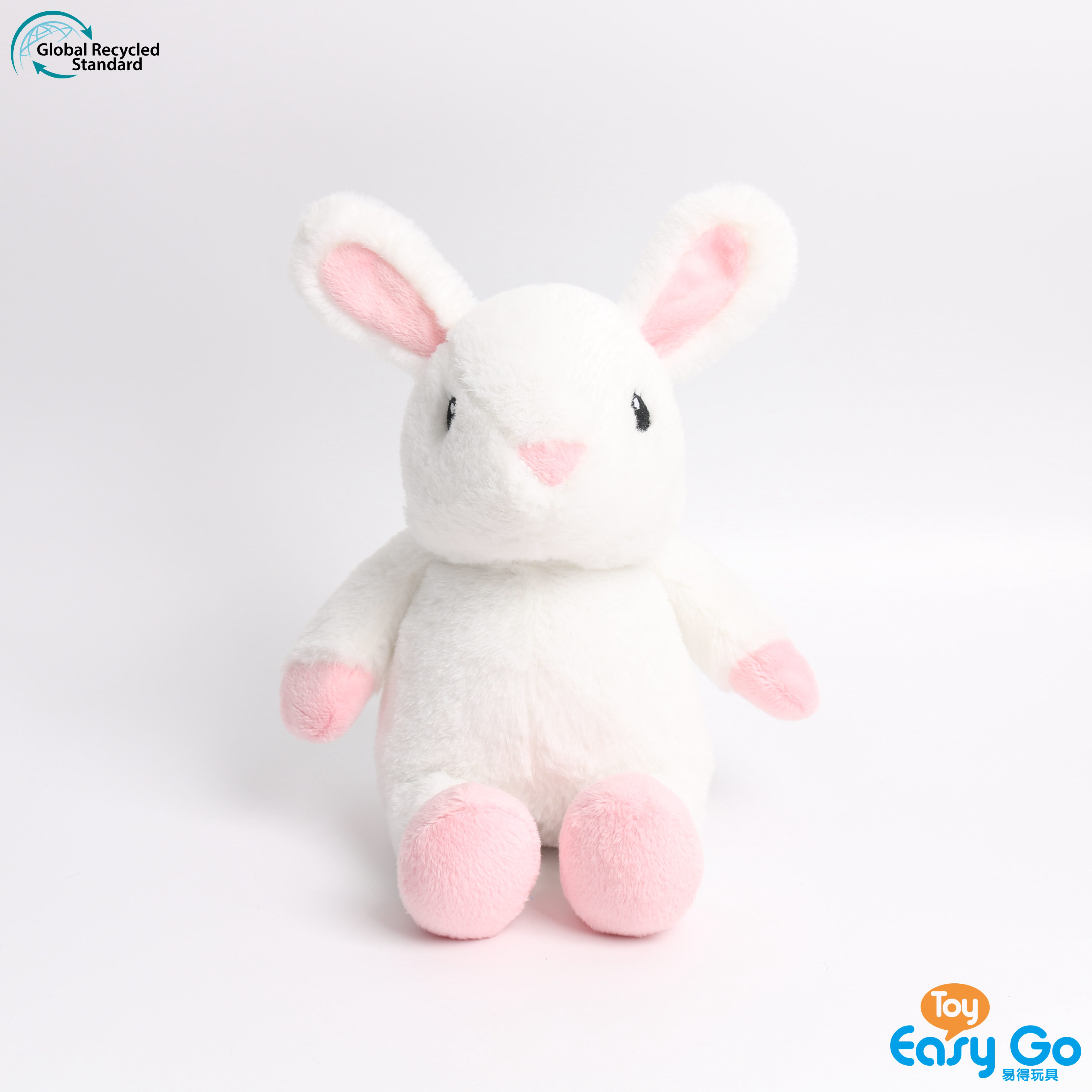 Plush rabbit farm buddies made from recycled material