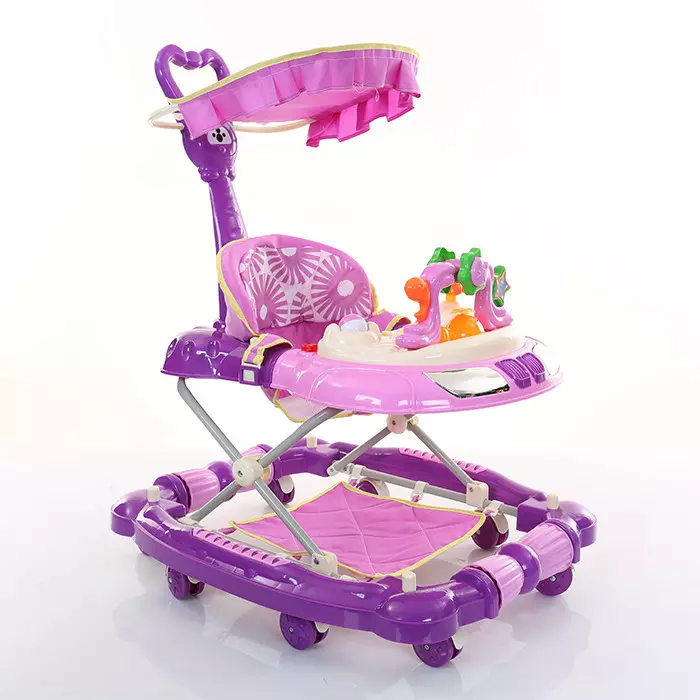 Wholesales New Model Easy to fold 360 Degree Rotating Baby Walker/good quality baby walker for sale