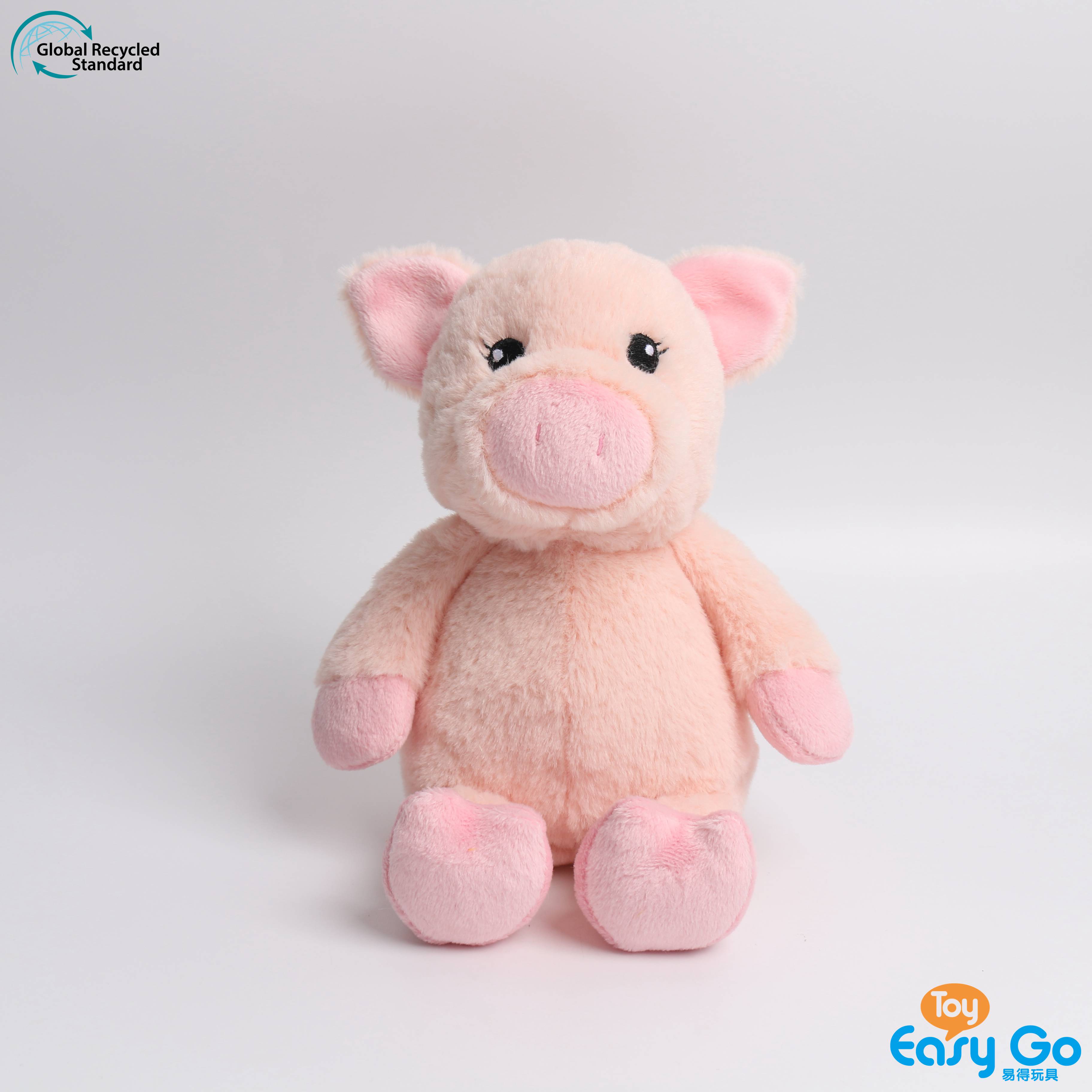 Plush Pig farm buddies made from recycled material