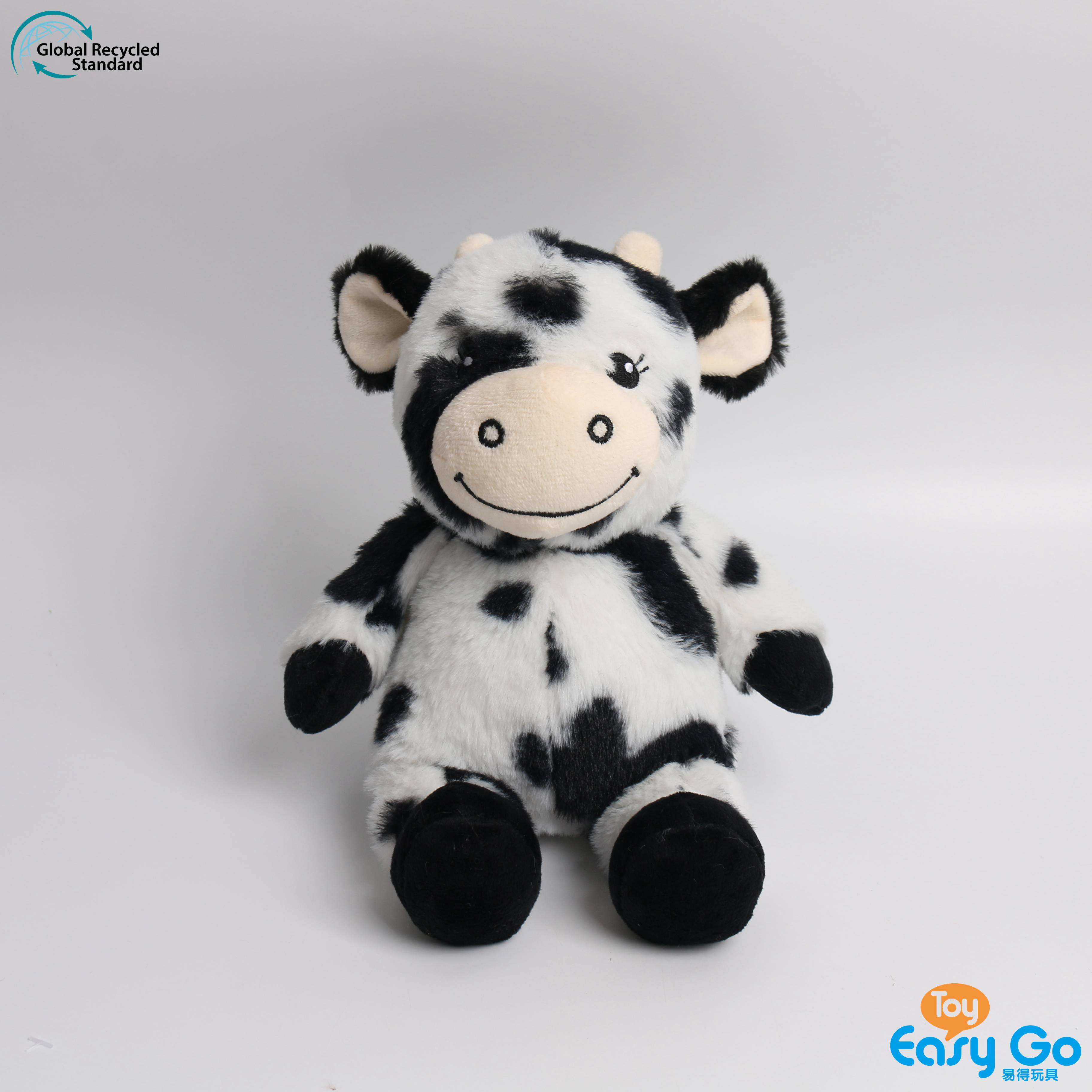 Plush Cow farm buddies made from recycled material