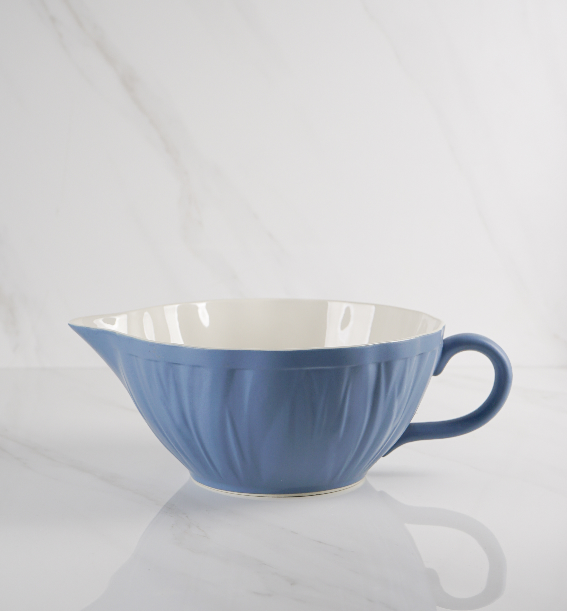 matte color ceramic flour mixing bowl for kitchen