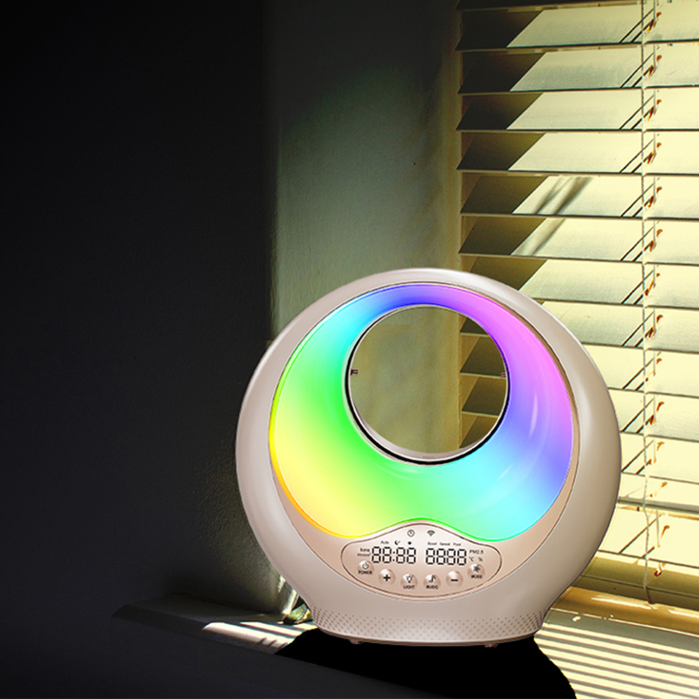 A9 Portable Insomnia Sleep Aid Device Natural Music Therapy White Noise Device With Atmosphere Light