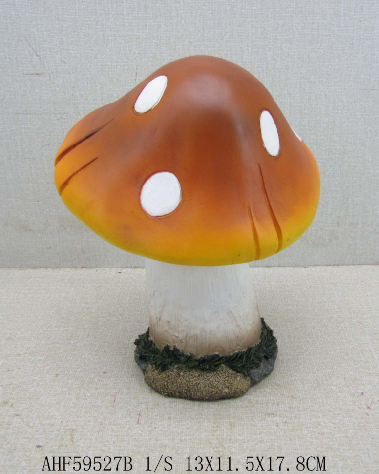 Polyresin Mushroom Statue