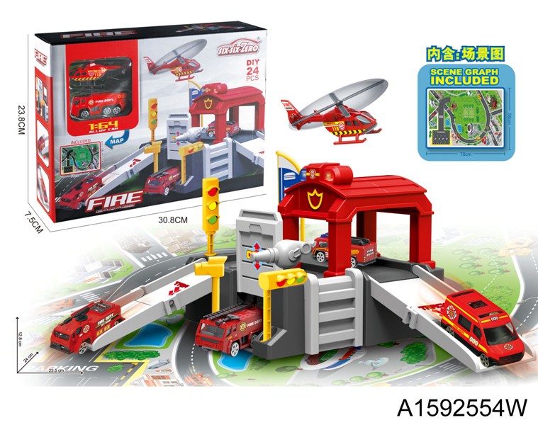Children parking lot alloy metal carA1592553W