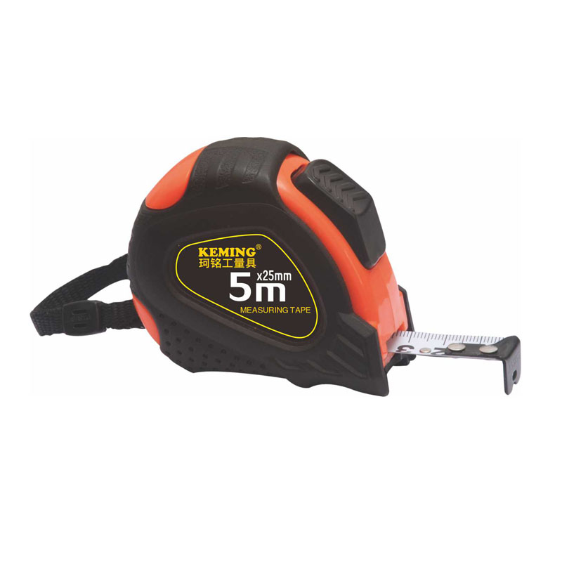New arrival rubber cover high quality Auto-lock steel measuring tape