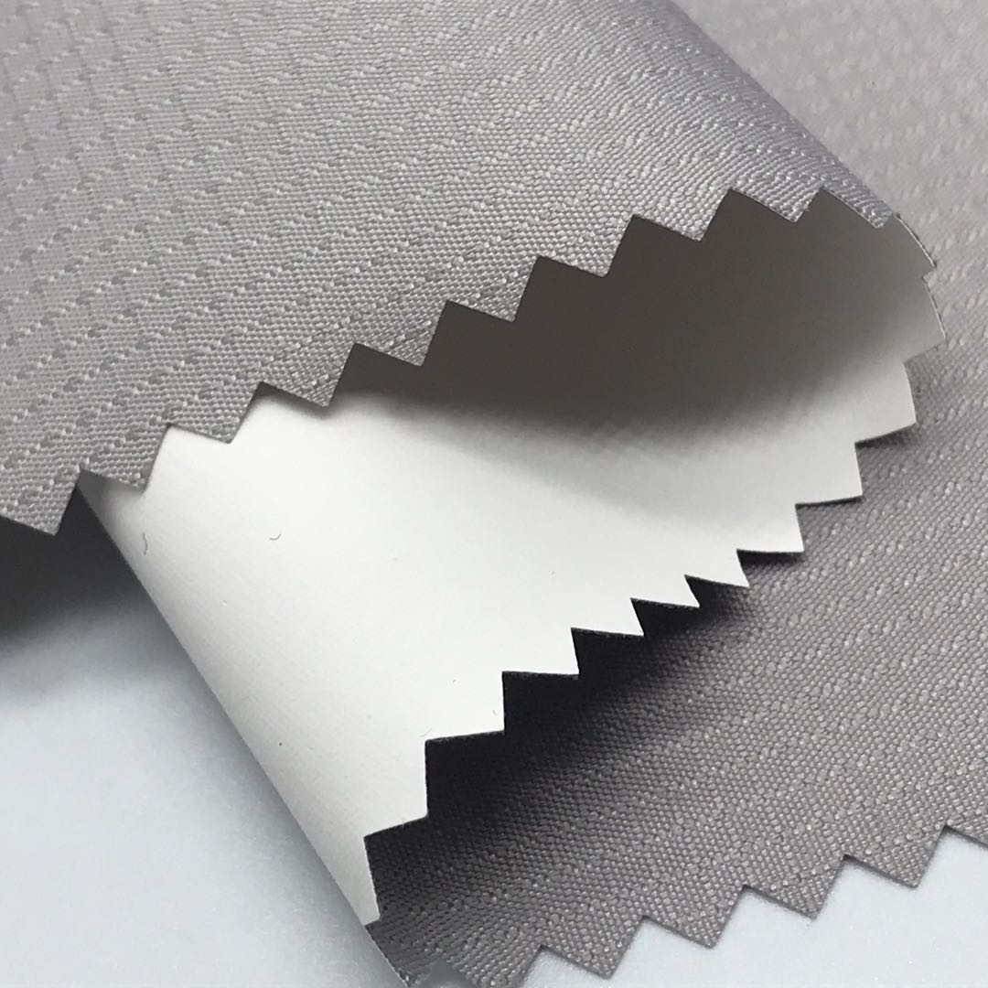 75D ripstop pongee white pu coated fabric for outdoor jacket