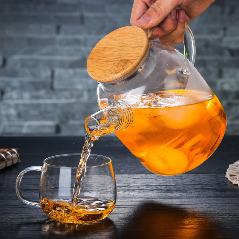 Glass tea pot