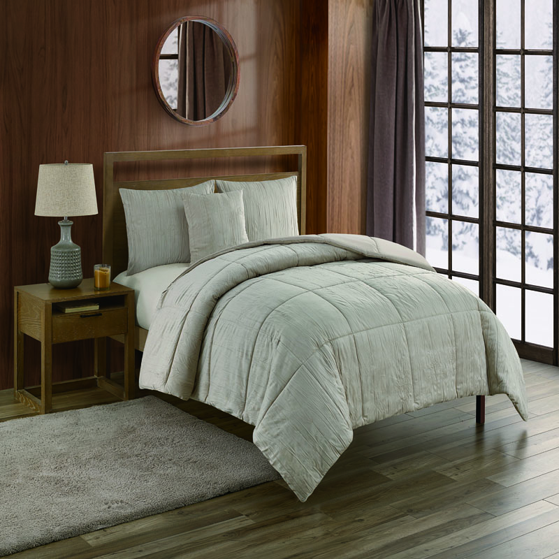 180gsm Crinkle Velvet 4pc Comforter Set
