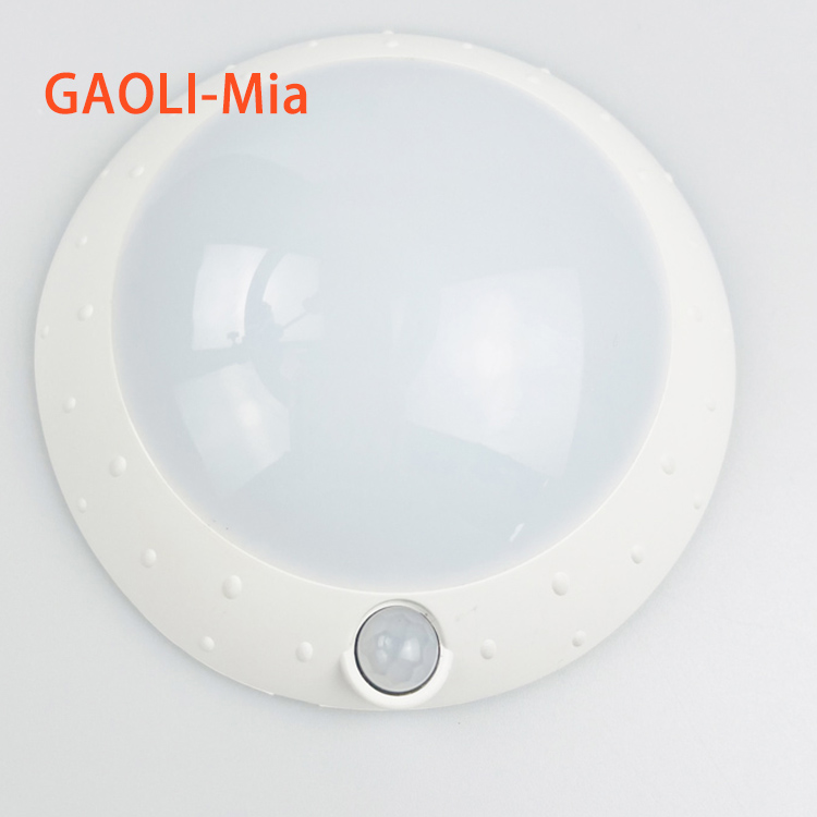 CHEAP LED round Motion Sensor NIGHT LAMP Wireless Battery Powered Under Cabinet bedside indoor hot