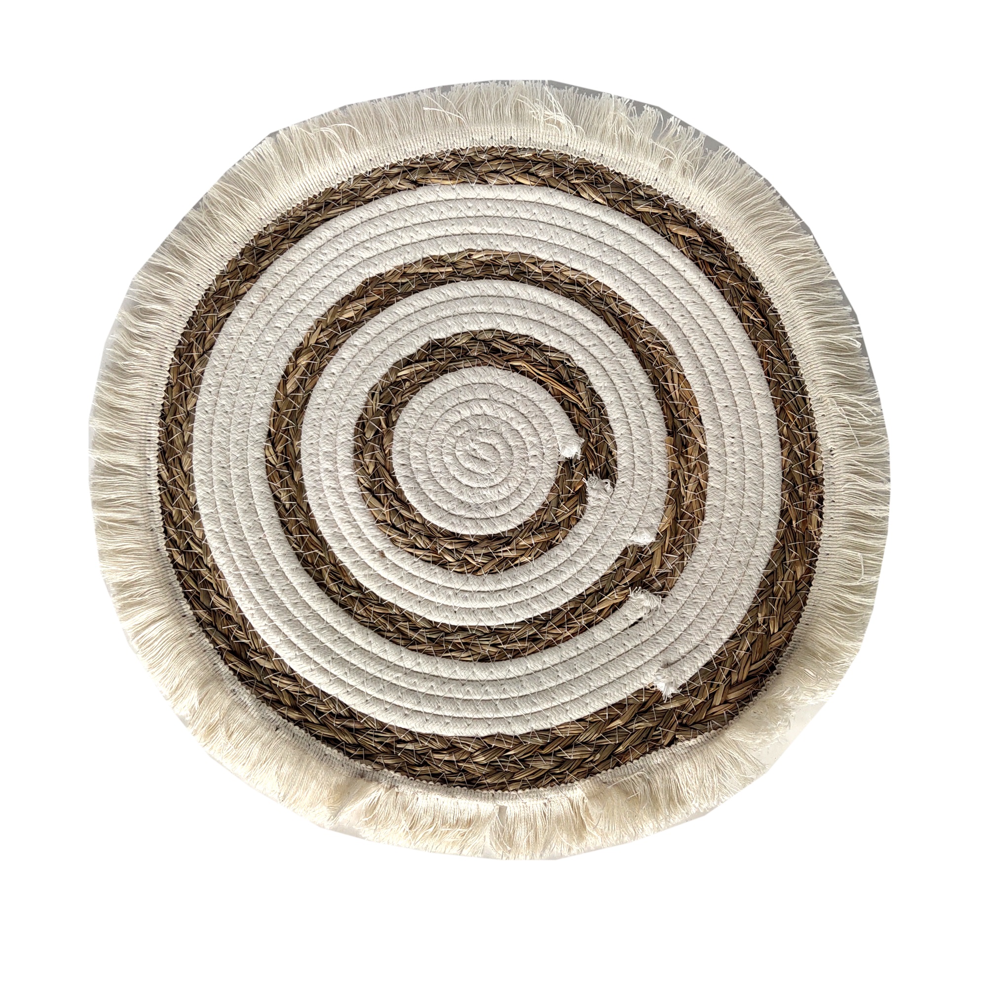 Cattail and cotton mixed mats