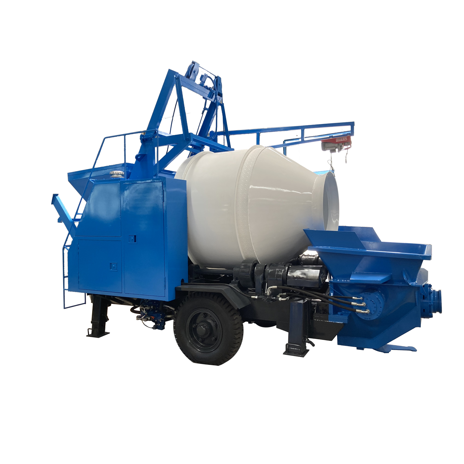 Trailer Mounted Concrete Pump with Mixer JBT40.08.37S