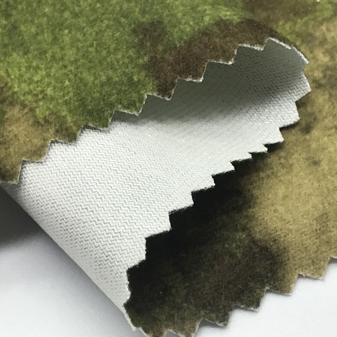 ALOVA cotton-like velveteen bonded TPU fabric for outdoor jacket trench coat