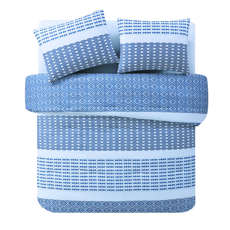 T200 100%Cotton 3pc Comforter Set