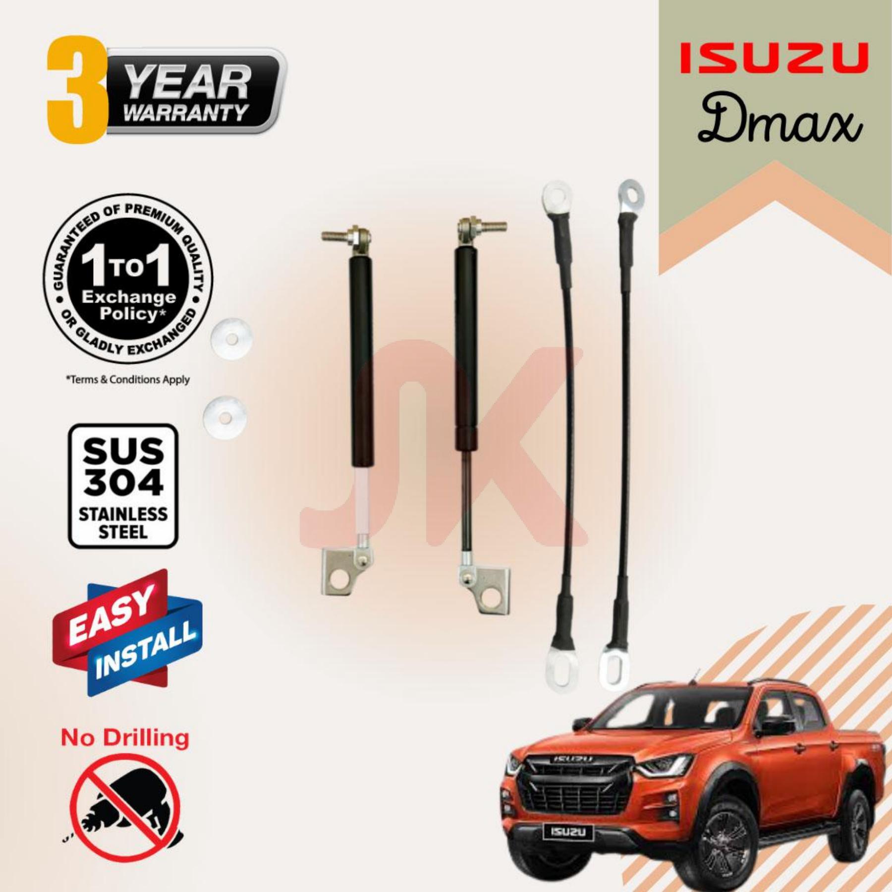 Tailgate assist of ISUZU D-MAX pickup truck