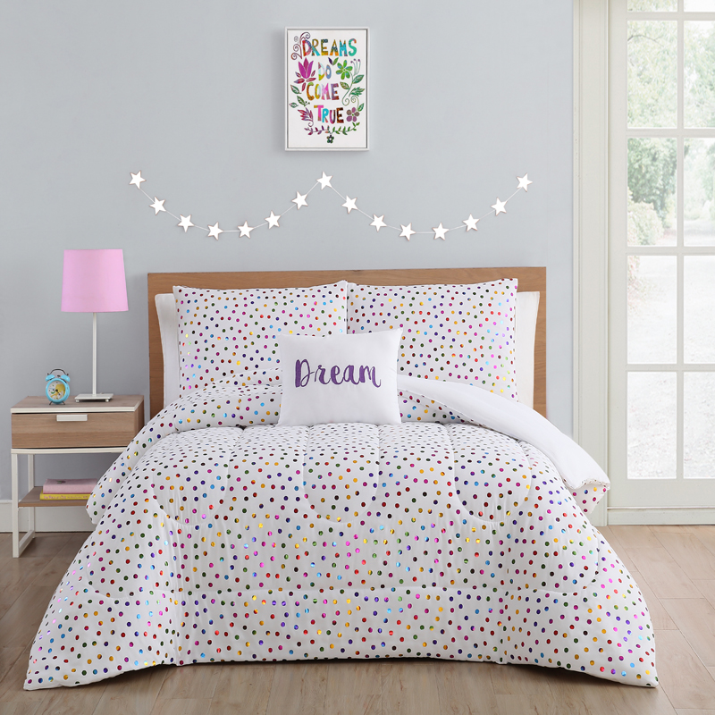 75gsm Metallic Pinted MF 5pc Comf Set