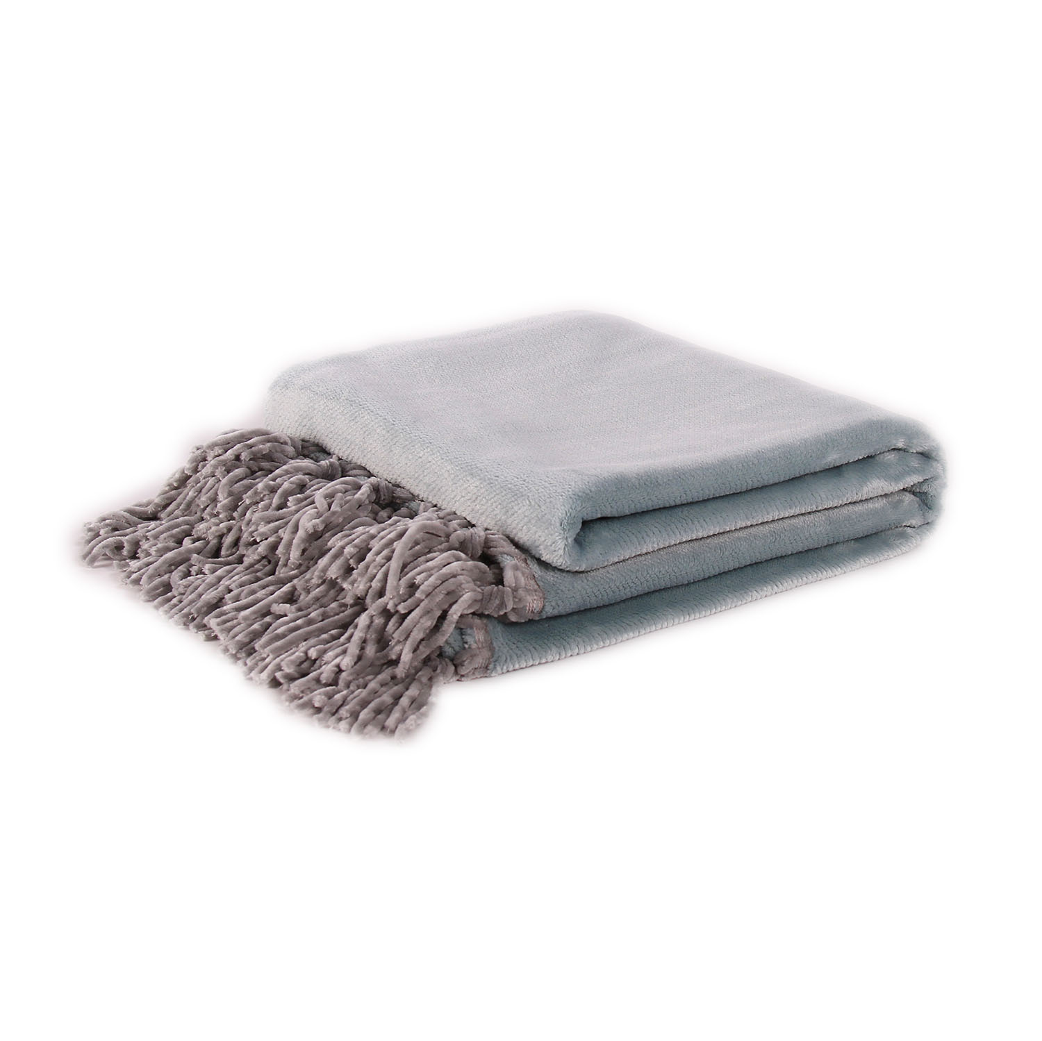 Tassel flannel blanket
