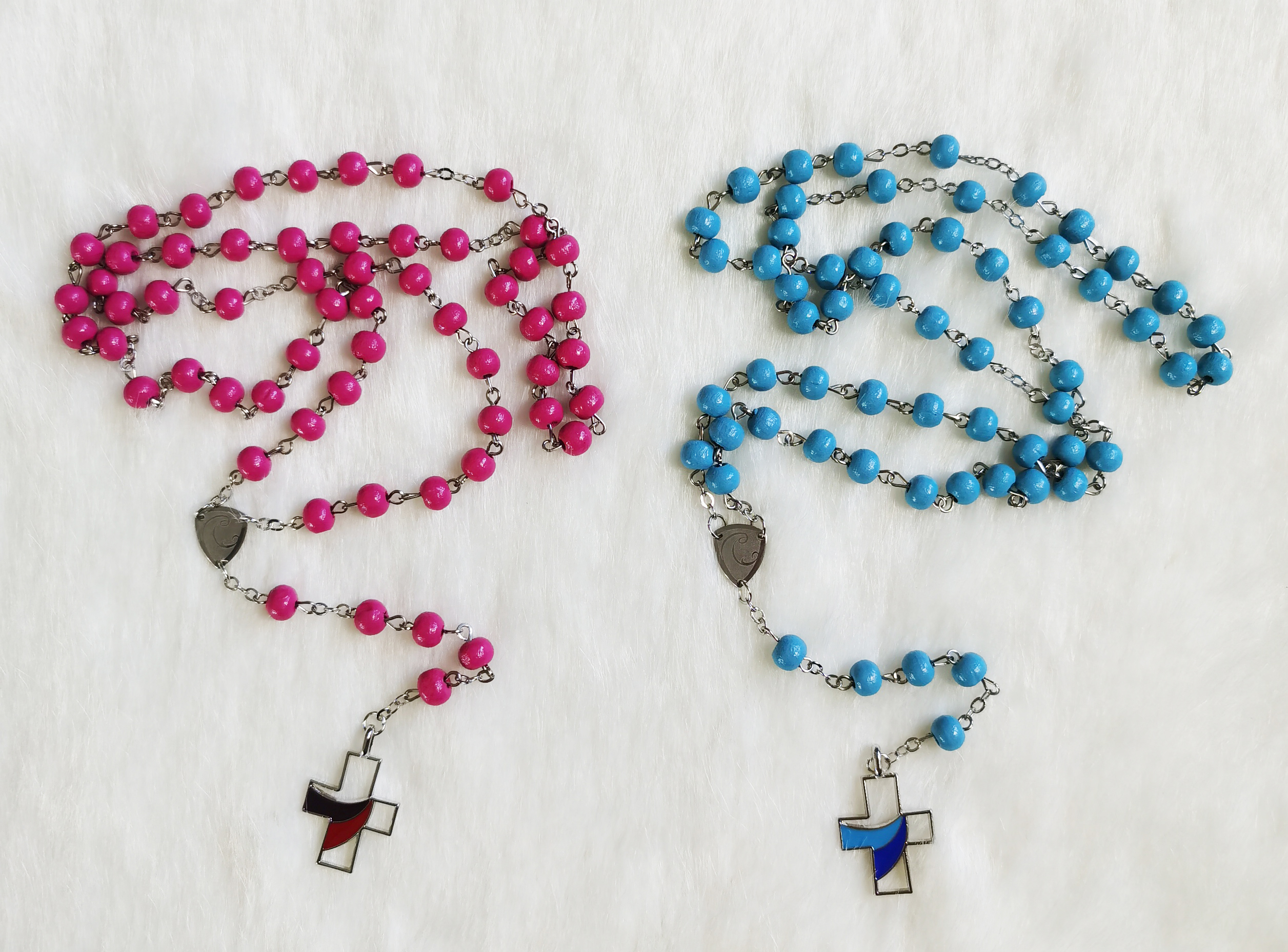 Factory Wholesale Hot Sale Christian Wood Rosary with Plastic Box