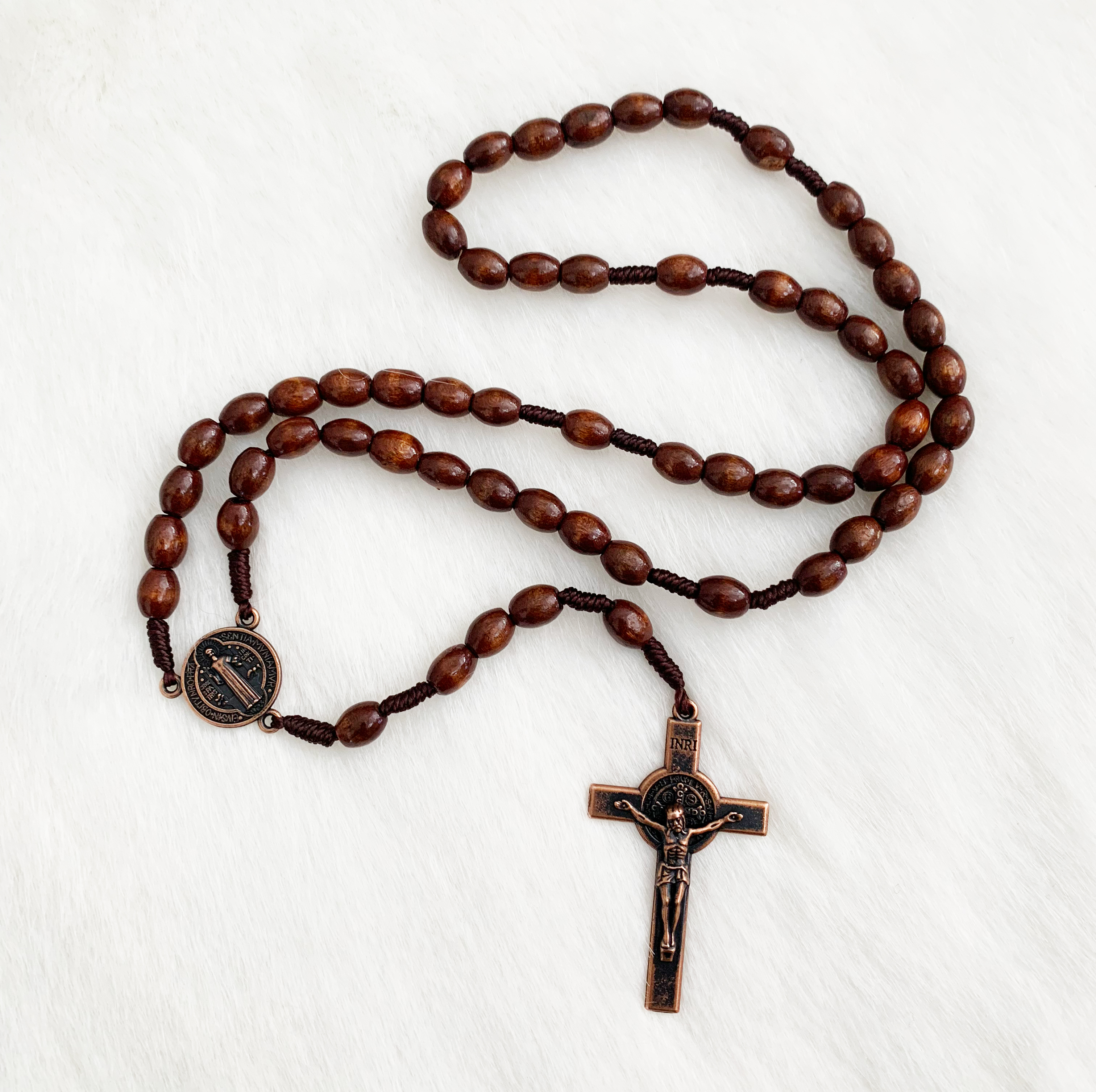 Factory Supplier Fashional Hot popular Latest Design High Quality Christian Religious Wood Beads Rosary