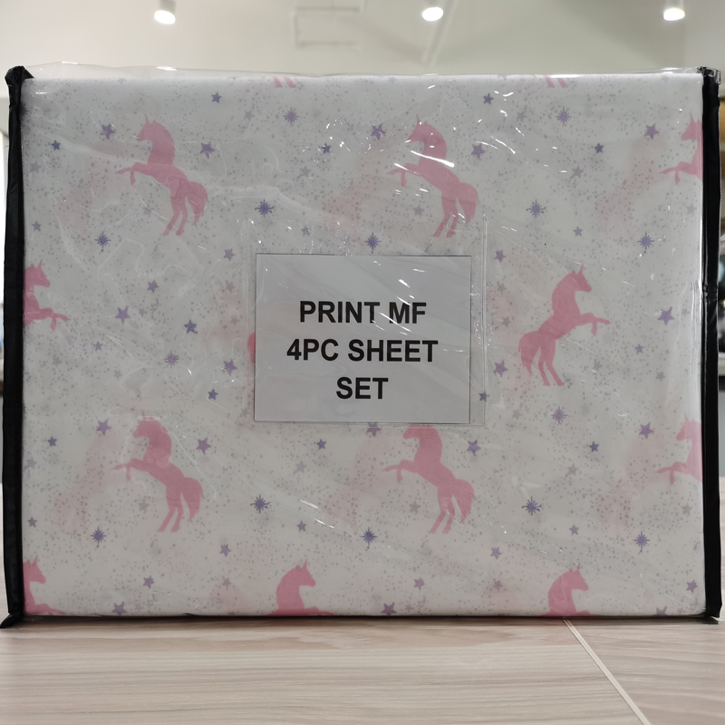 75gsm - 110gsm Printed MF 4pc Sheet Set