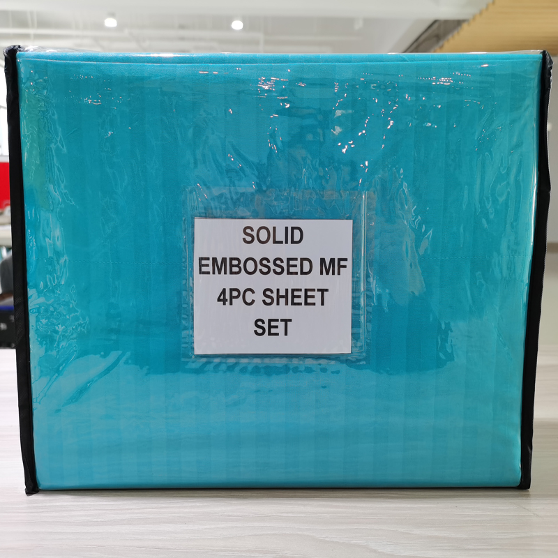 75gsm - 110gsm Embossed MF 4pc Sheet Set