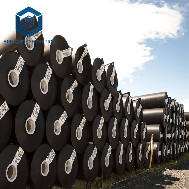 Impermeable Geomembrane Smooth Waterproofing Membrane Fish Pond Liner Manufacturer