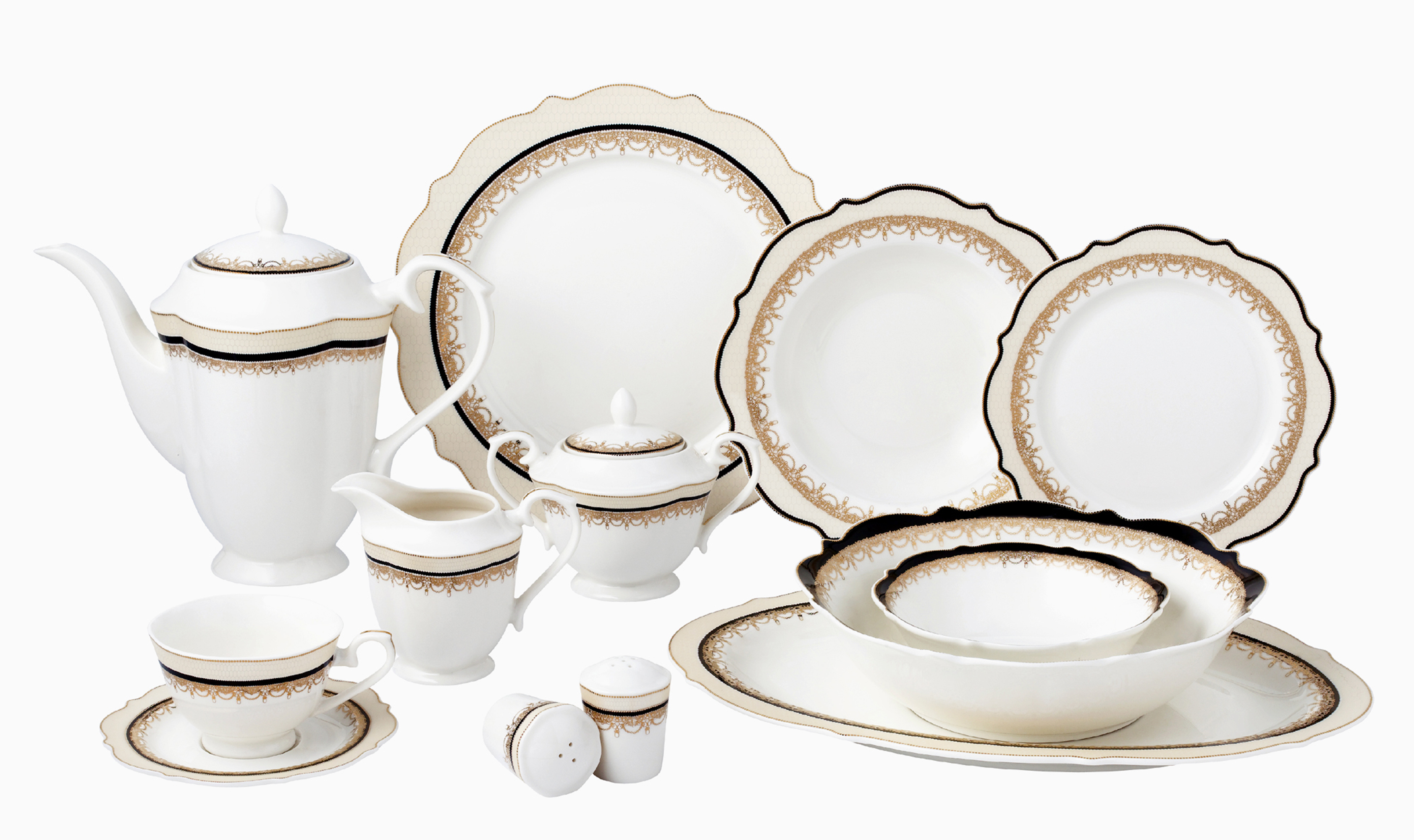 New bone china dinner set dinnerware tableware