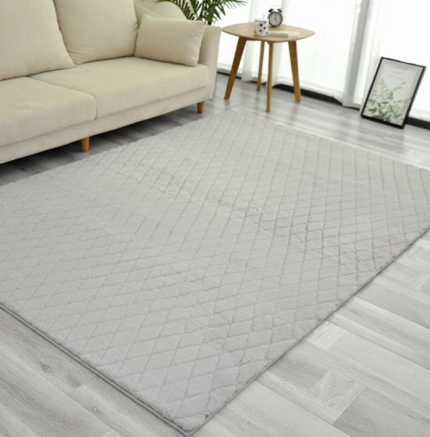 Luxury faux fur carpets embossing rabbit fur carpet decoration fur carpets and rugs