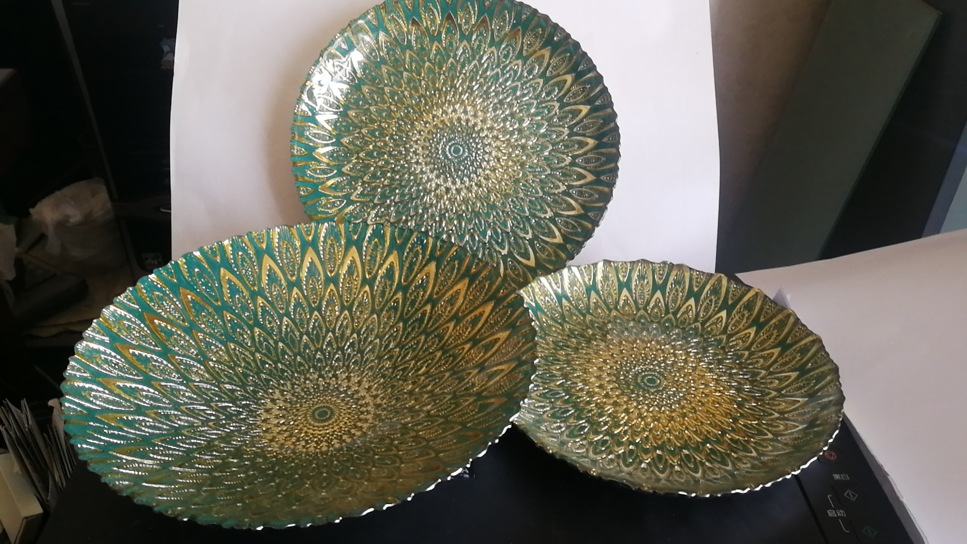 Peacock Design Candy Bowl