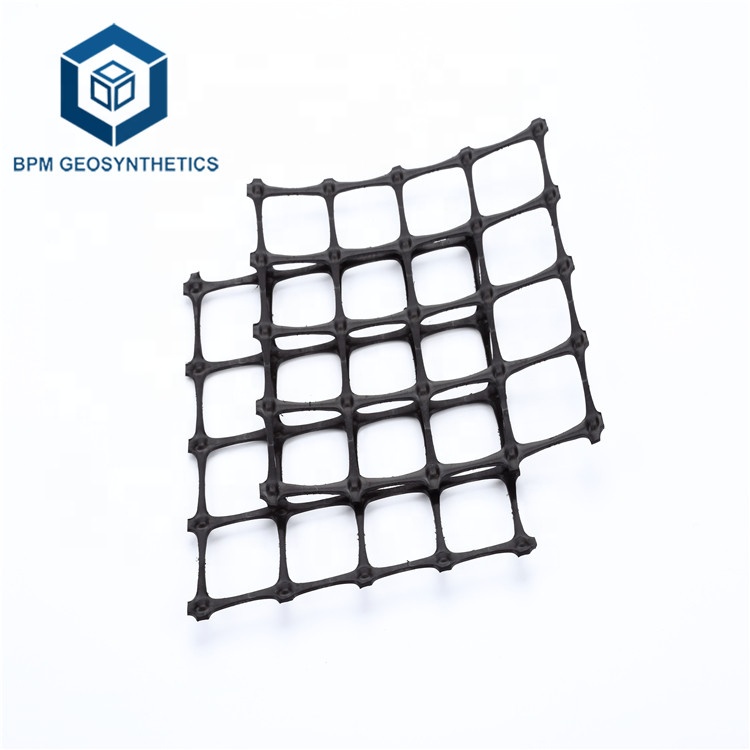Plastic Fiberglass uniaxial biaxial geogrid