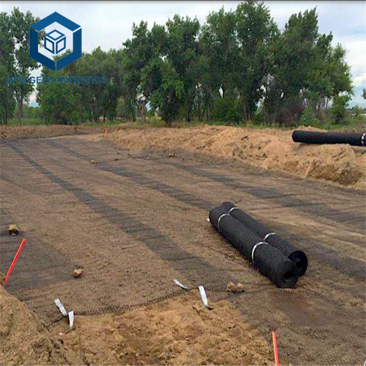 High Strength Biaxial /Fiberglass Plastic Geogrid for Soil Reinforcement