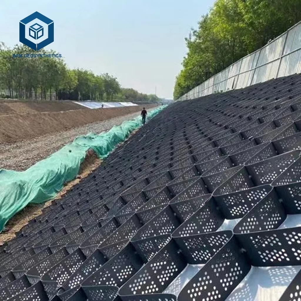 Road Stabilization HDPE Geocell Gravel Paving Geocell Driveway Geocell