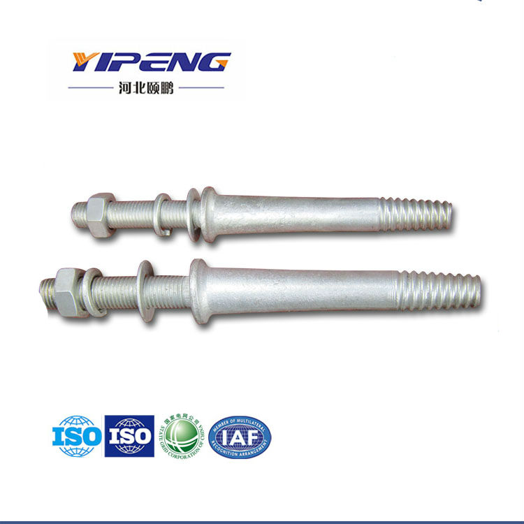 Hot dipped galvanized spindle for insulator