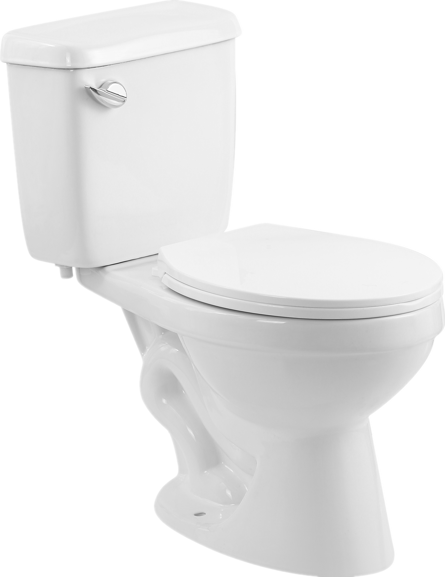 two-piece toilet roud bowl
