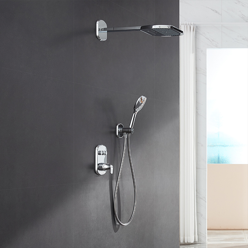 FLOVA Thermostatic concealed shower mixer with GoClick-4 buttons