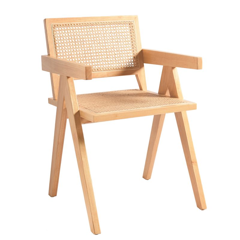 Popular Wishbone Chair Rattan Armchair Solid Wood Dining Chair In Belgium