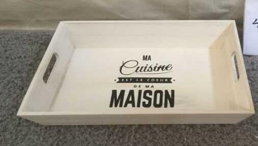 wooden tray