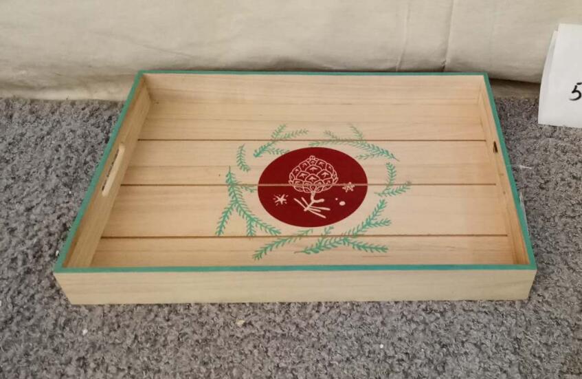 wooden tray