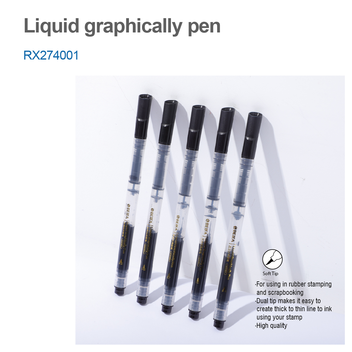 Liquid graphically pen