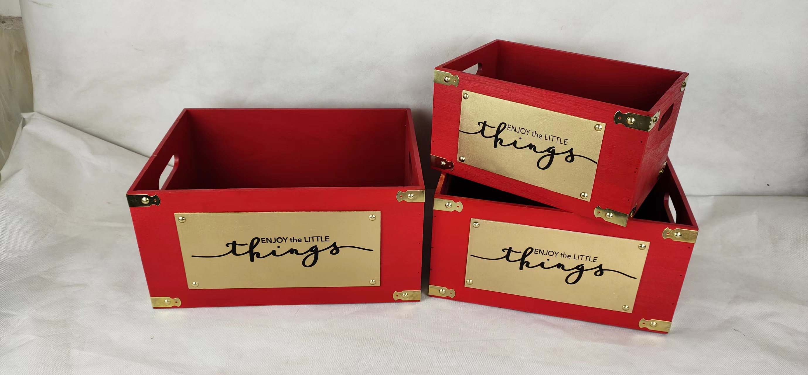 Wooden Box Colour Personalised Wooden Christmas Eve Box Full Colour Print Wooden Xmas Boxes
