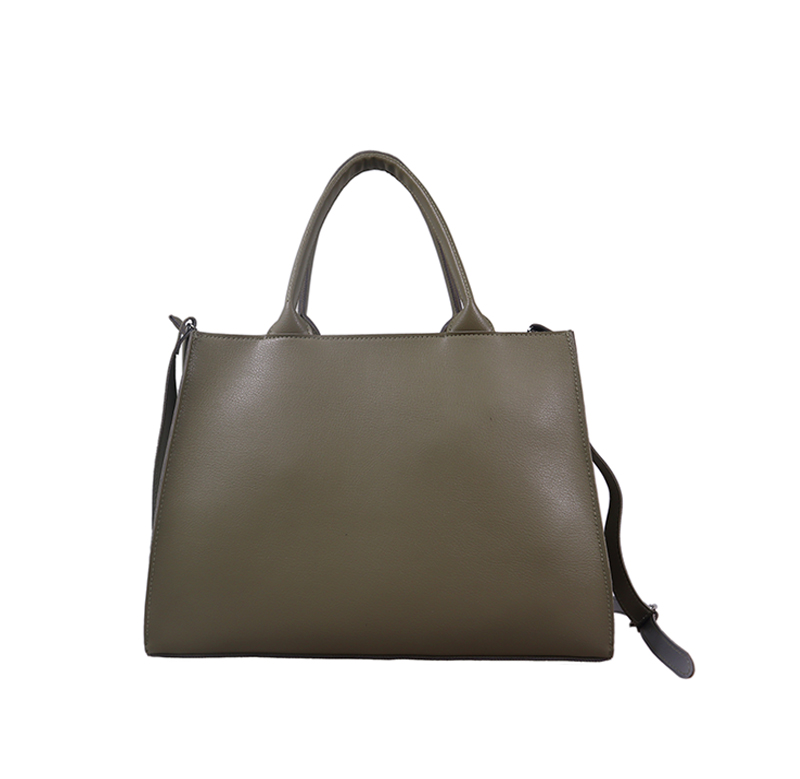 Sage green shoulder PU handbag