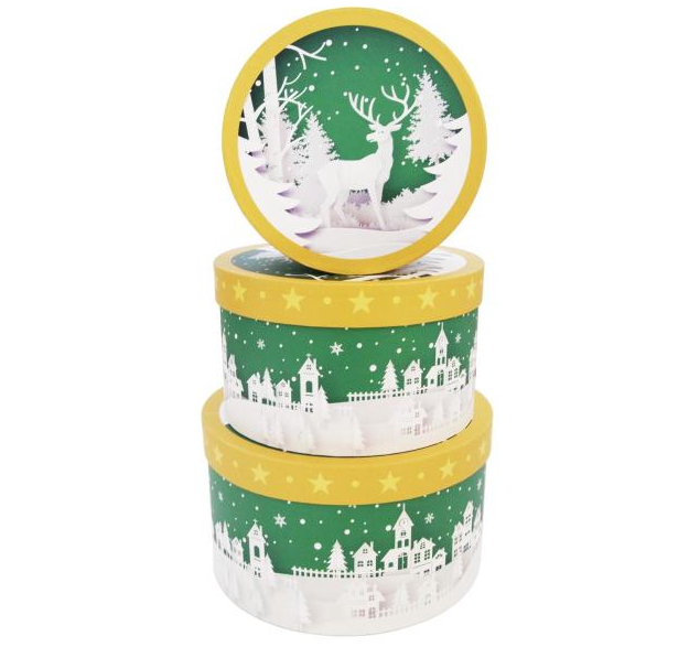 Christmas reindeer's gift box set