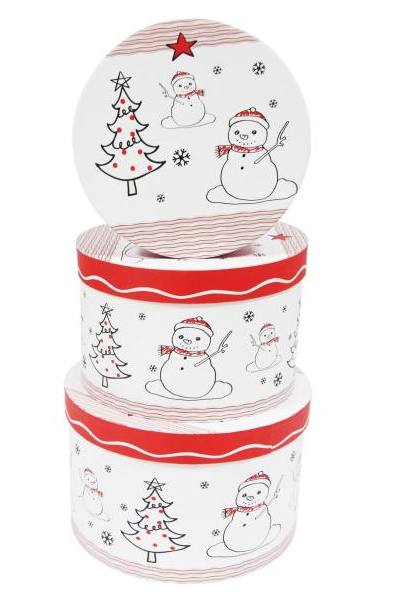 Christmas snowman gift box set