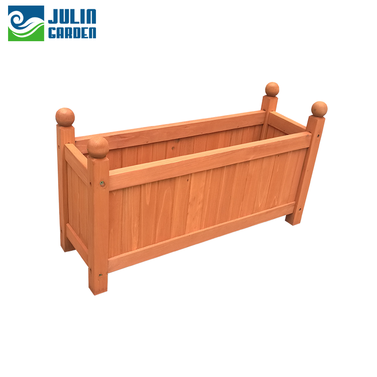 Wooden planter