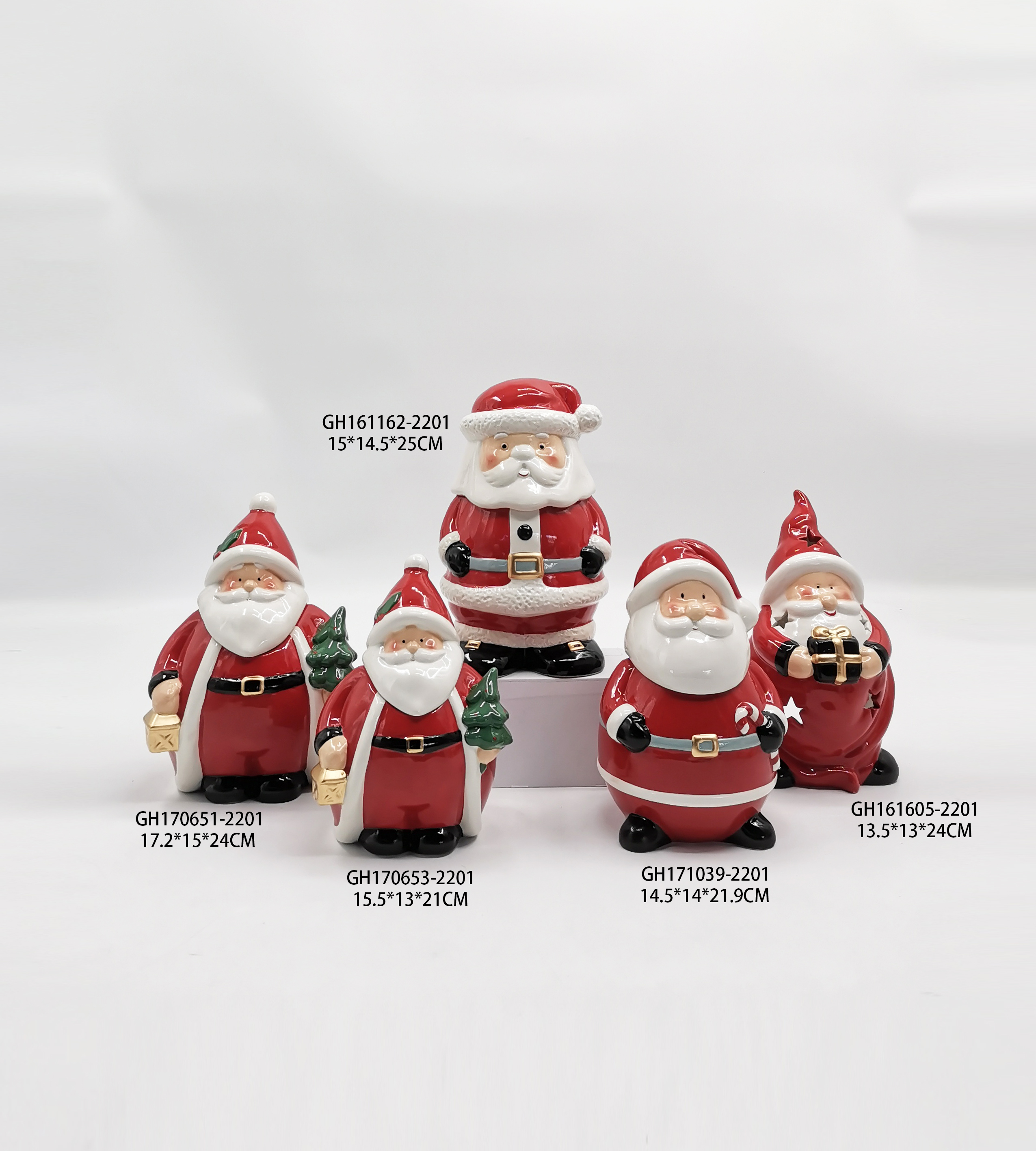 Ceramic Christmas Jars, Christmas wind lamp