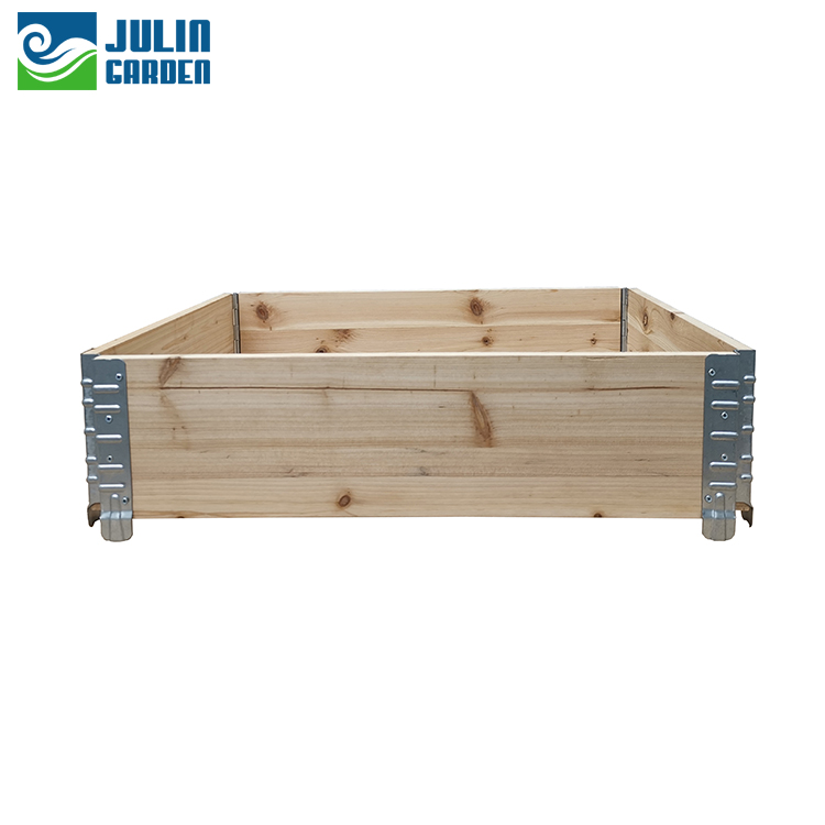 Raised bed stackable frame