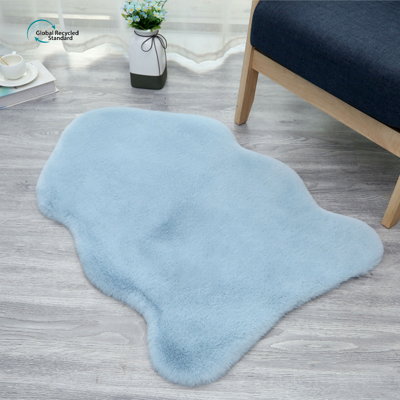 GRS faux fur rabbit rugs home decor carpets for living room