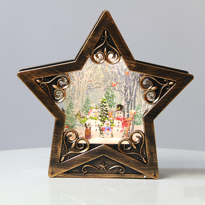 warm white LED star lantern light